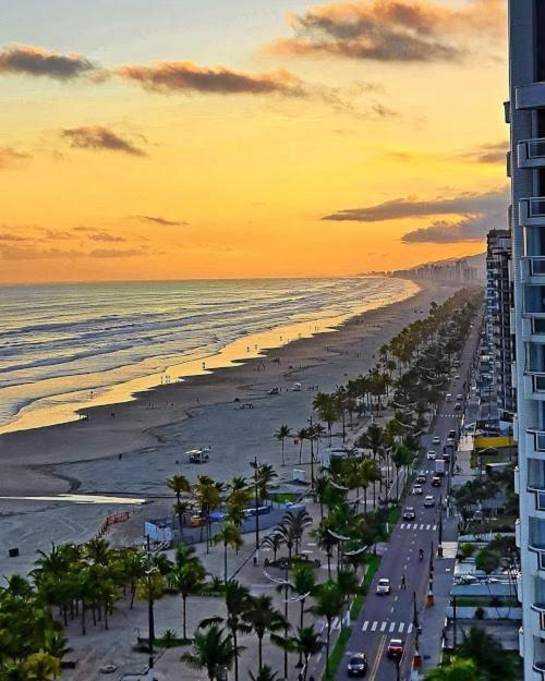 Apartamento Na Praia Praia Grande  Exterior foto